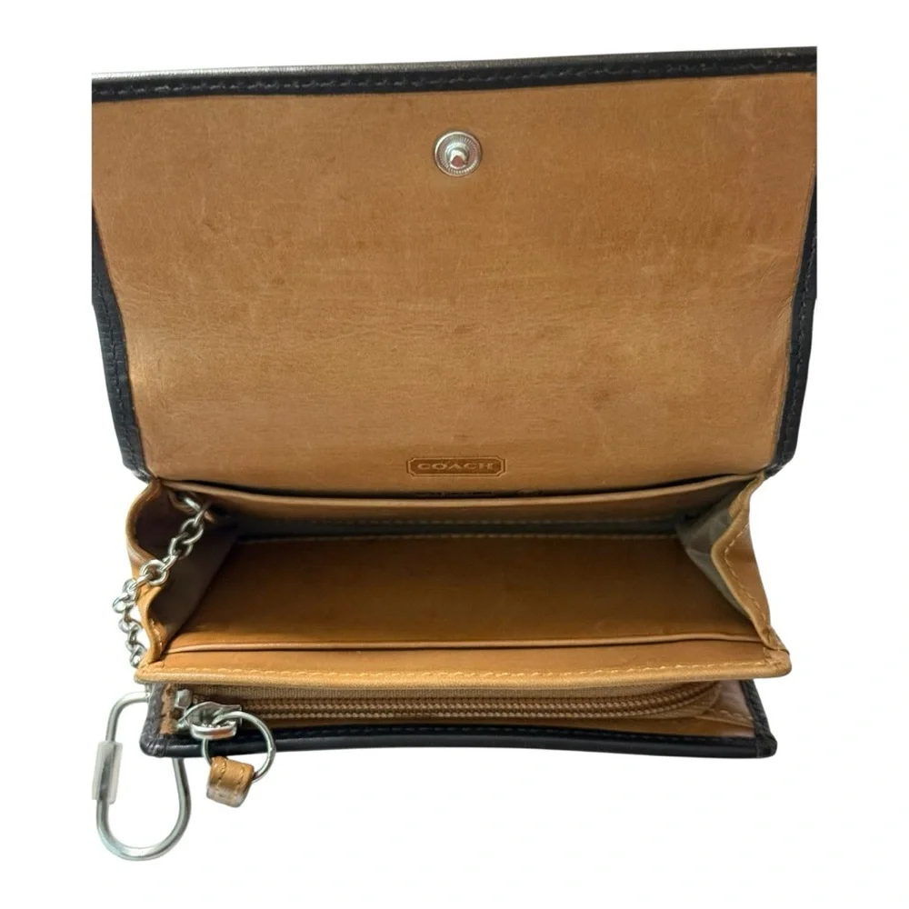 Coach Leatherwear 1941 Compact Wallet with Keychain - Picture 5 of 8